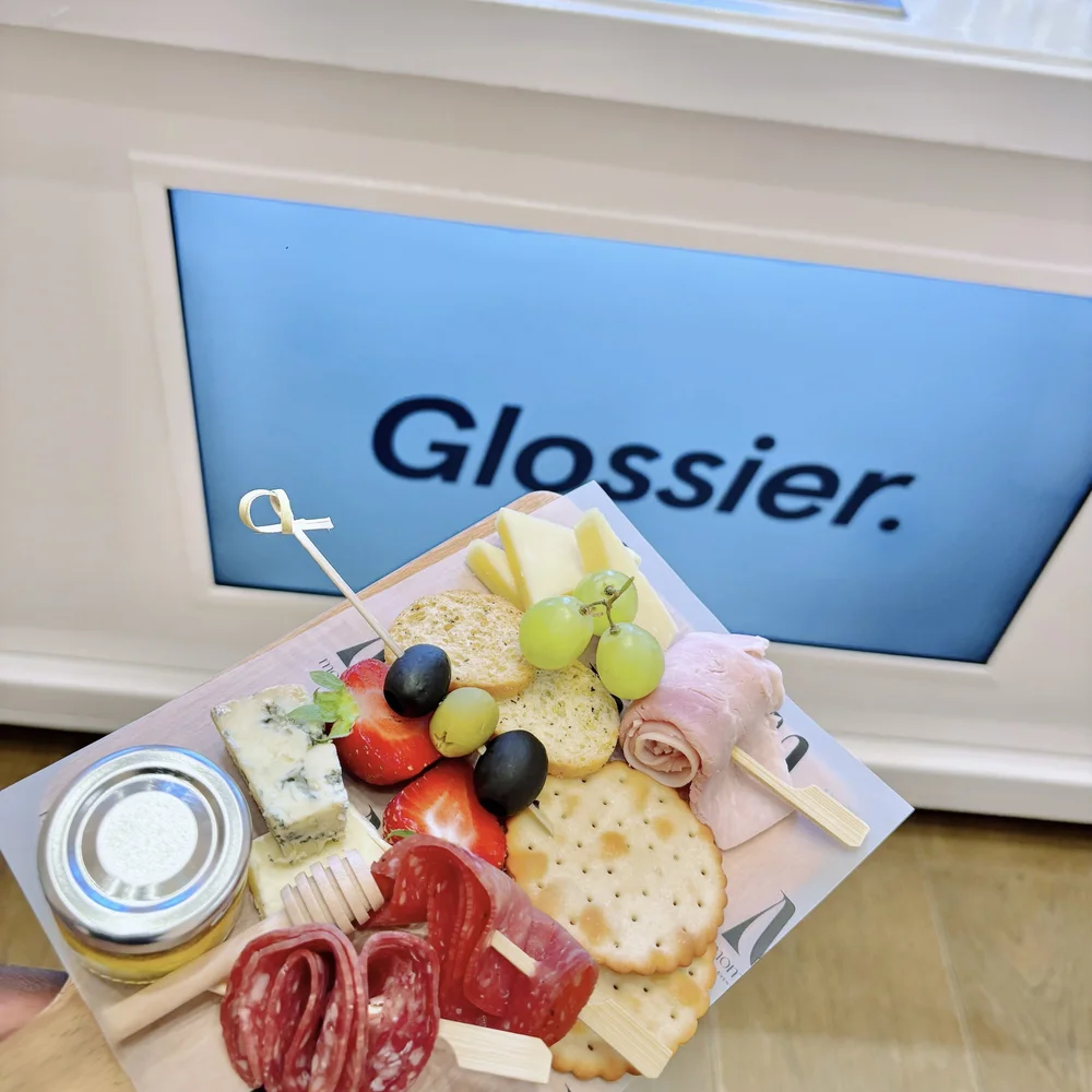 Glossier London activation
