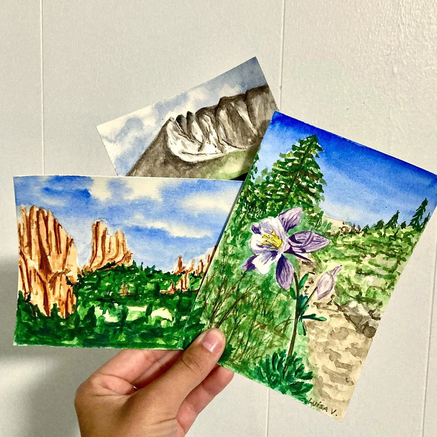 a few postcards in✨ 

turns out y&rsquo;all loved this idea, i ended up telling 15 of you that you&rsquo;ll be getting some snail mail soon-ish and even then i had to tell a few that you&rsquo;ll have first dibs next time 🐌

so now i have a differen