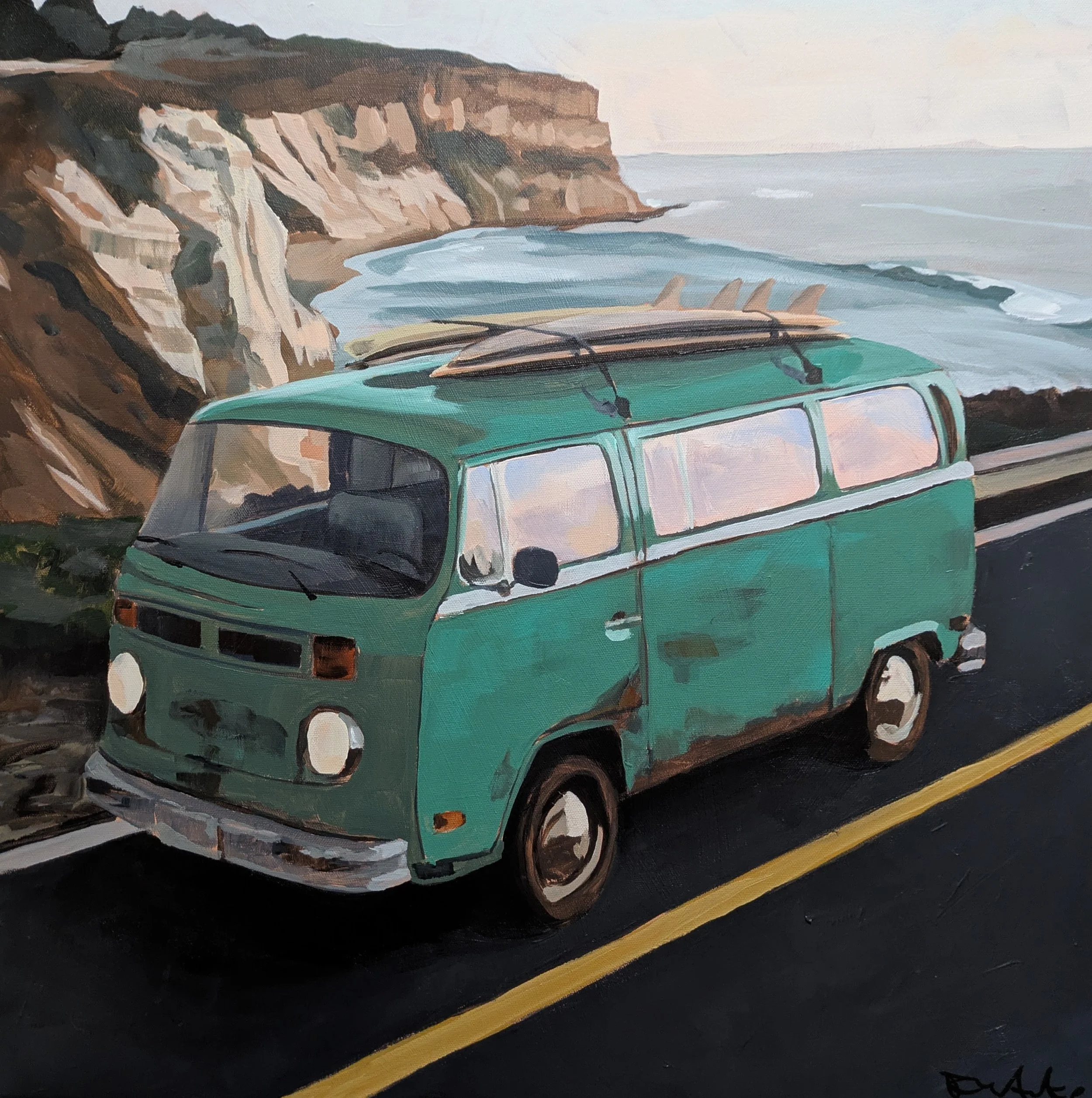 Turquoise & Patina Bus