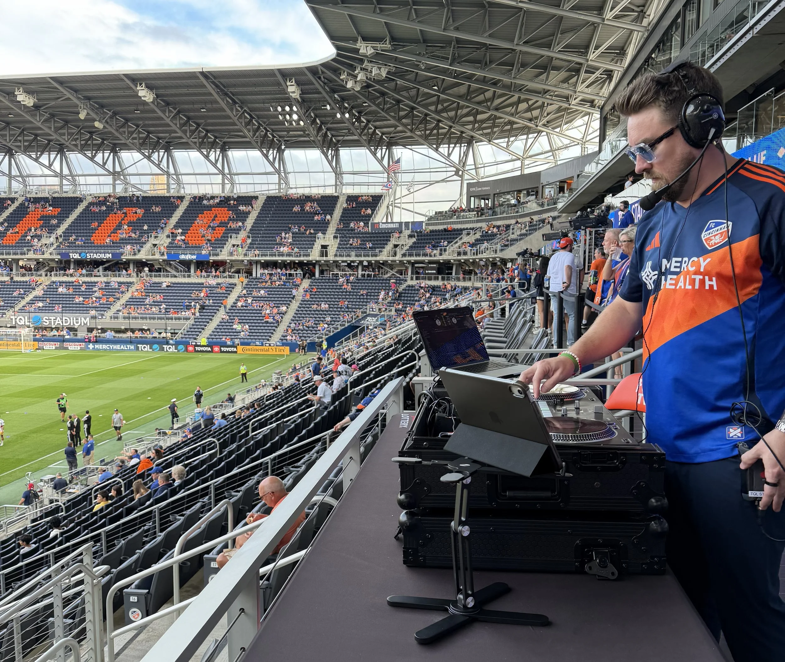 Fuse DJing at TQL Stadium For FC Cincinnati 