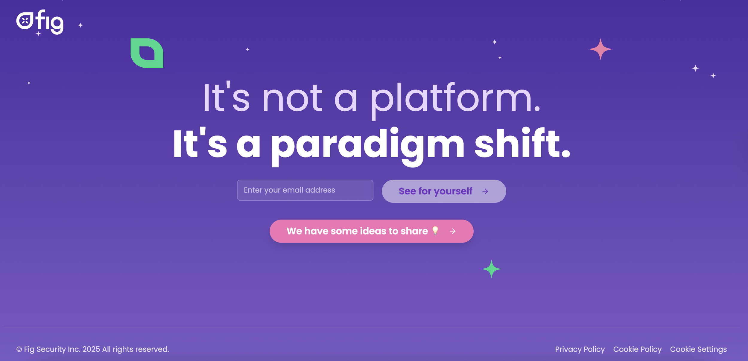 Fig Security Homepage
