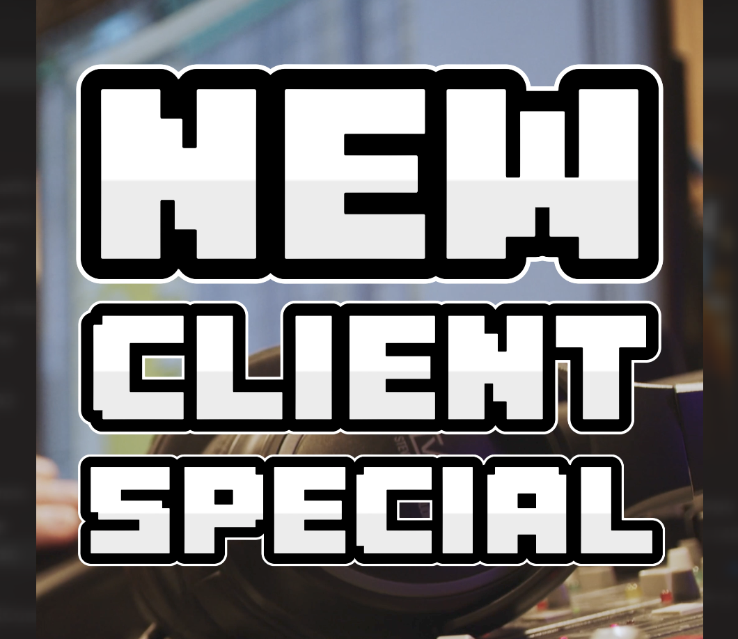 New Client Special at Our Recording Studio in Kansas City