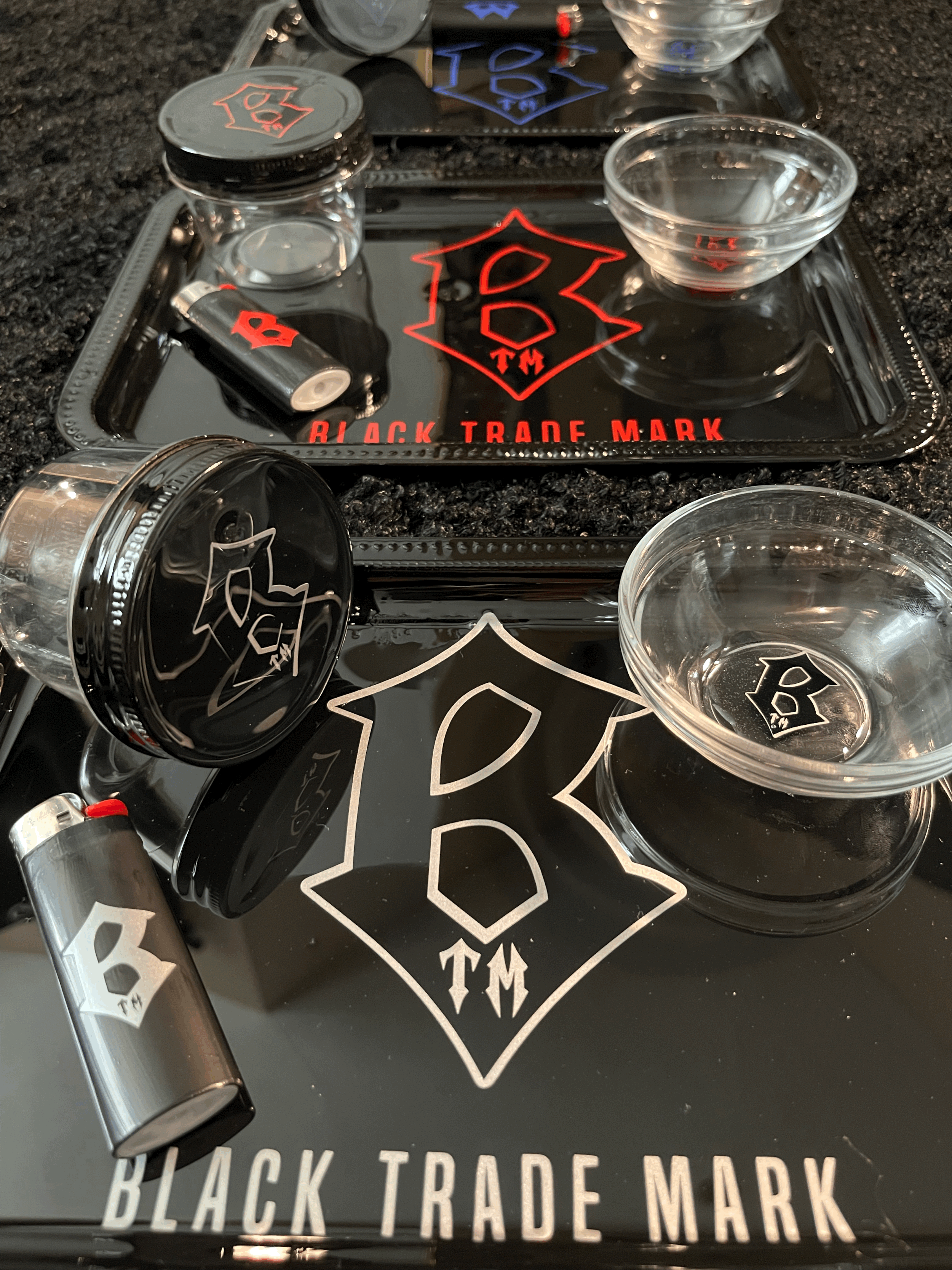 BTM Rolling Tray Set