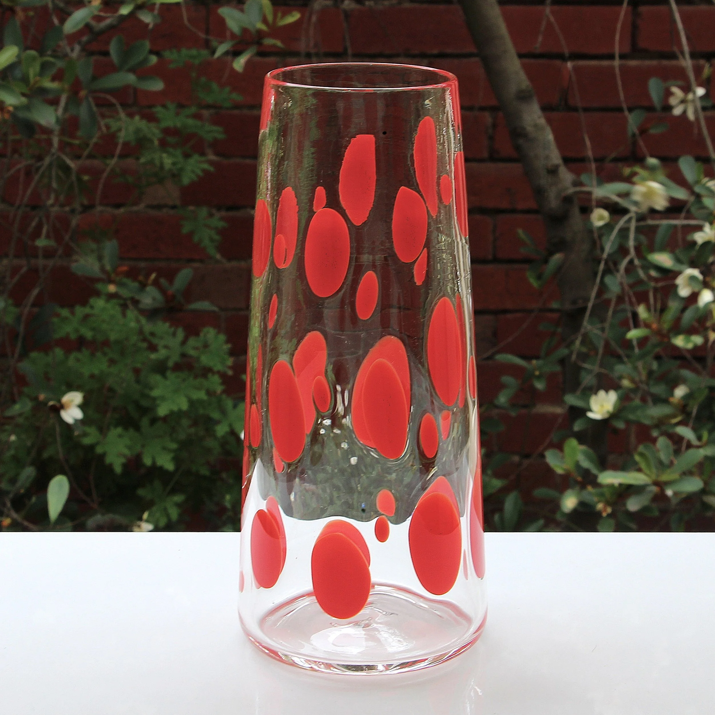River Stone - Vase - Red