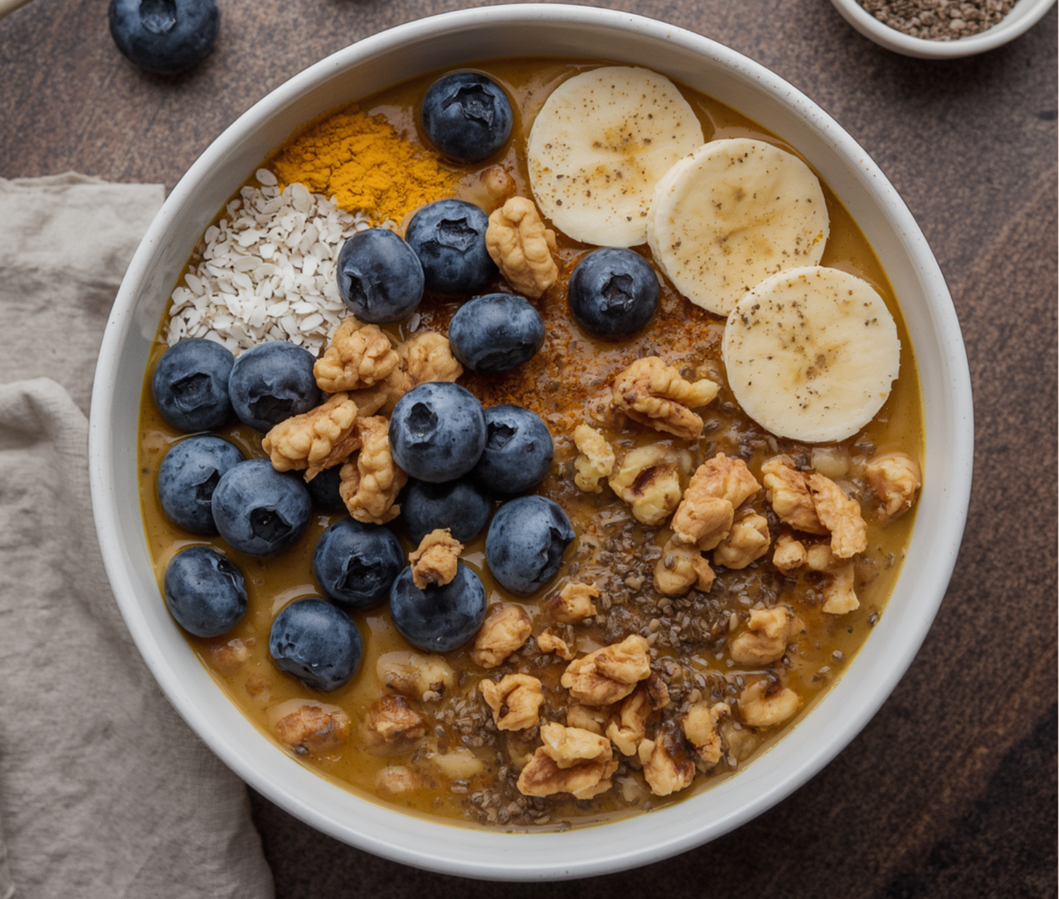 Rooted &amp; Restored: Golden Turmeric Oat Bowl
