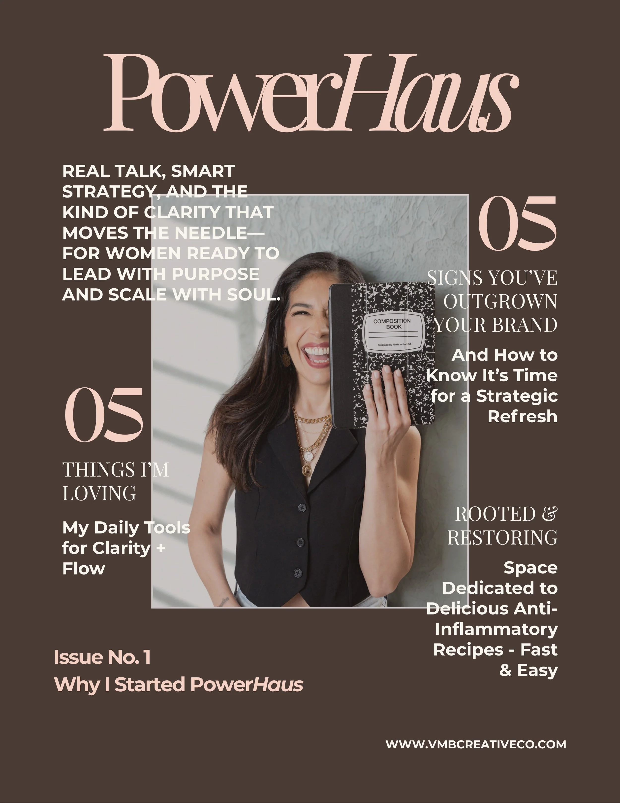 First issue cover of PowerHaus Digital Magazine
