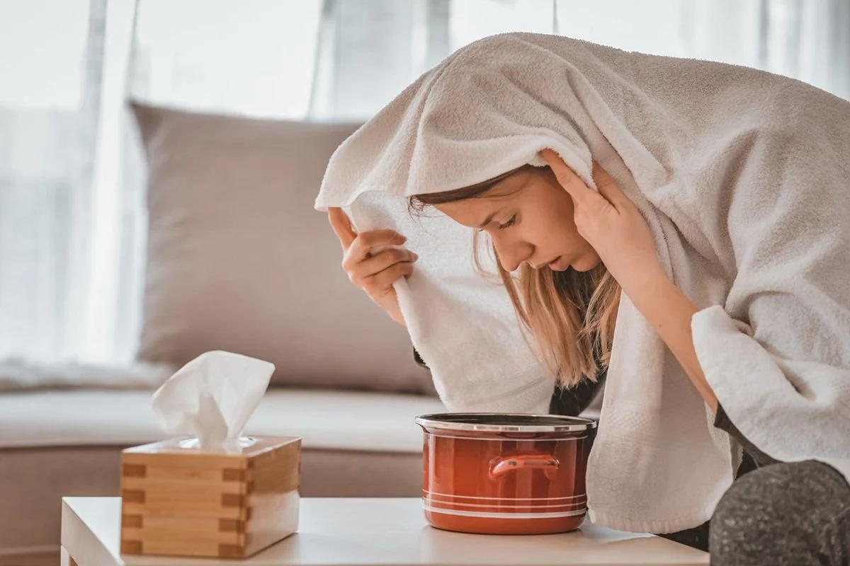 Eucalyptus Radiata Steam for Cold &amp; Cough