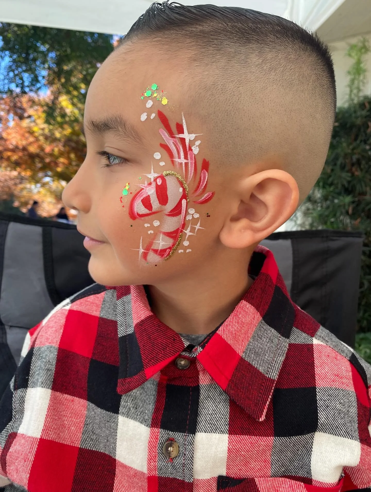 What an honor and a privilege painting for @claremont_spneeds_resourcegrp and @cityofclaremont &mdash; we met Santa, enjoyed crafts, and even sang songs of mighty power! #happyclaremont