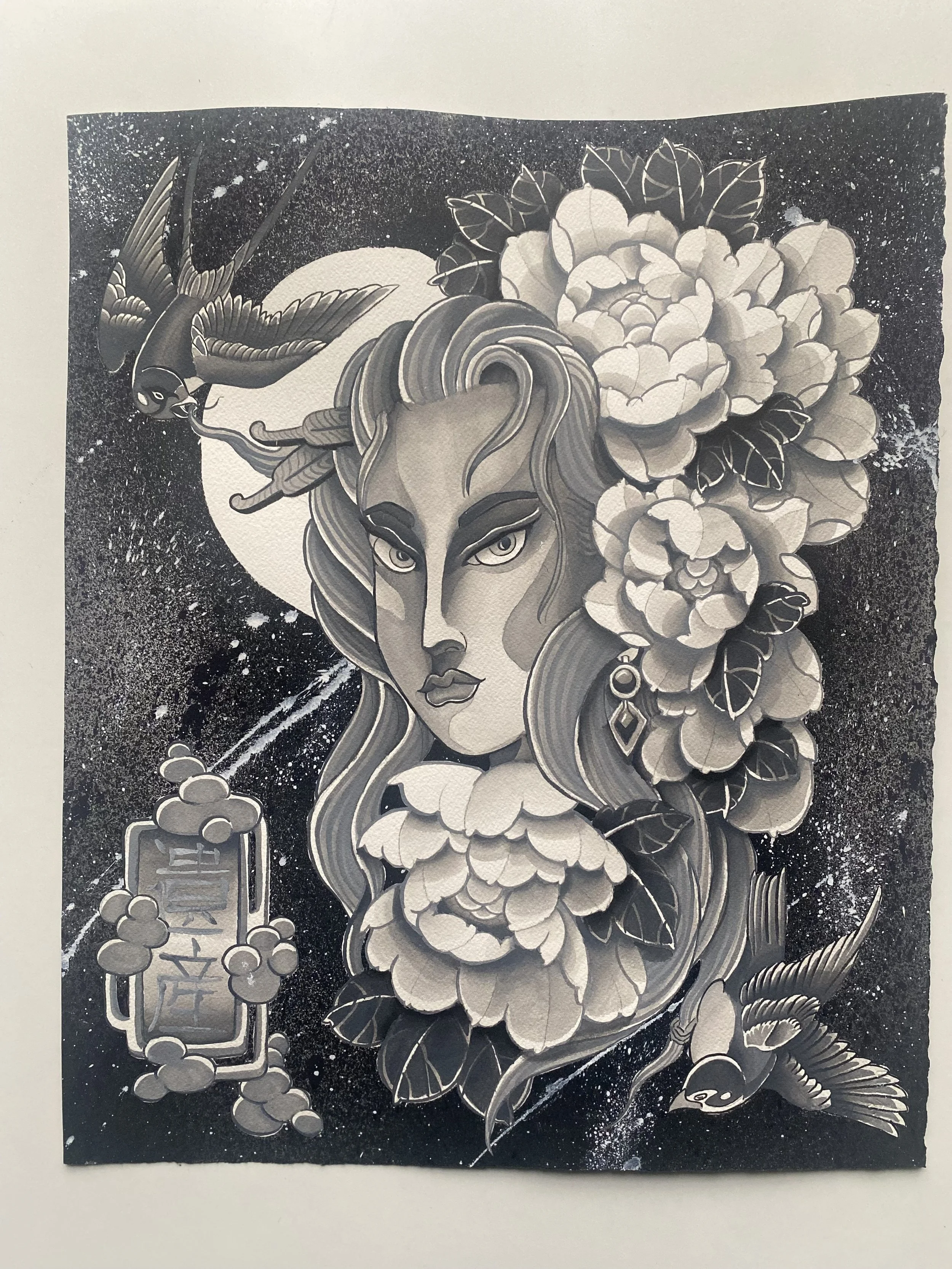 Las Vegas Japanese fine artist professional muralist tattoo artist 