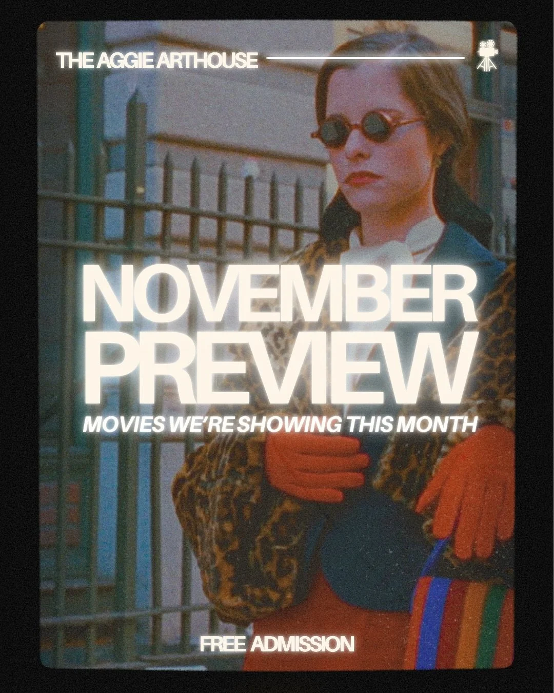New month, new lineup! Swipe to see what films we&rsquo;ll be showing this November🍂🍂