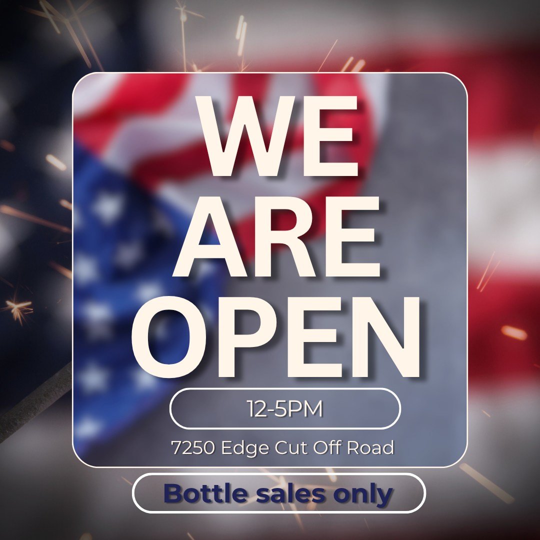 Happy Fourth!
.
We will be open after the Wheelock Parade until 5pm for bottle sales only.
.
Enjoy today with your friends, family and BFD 🇺🇸