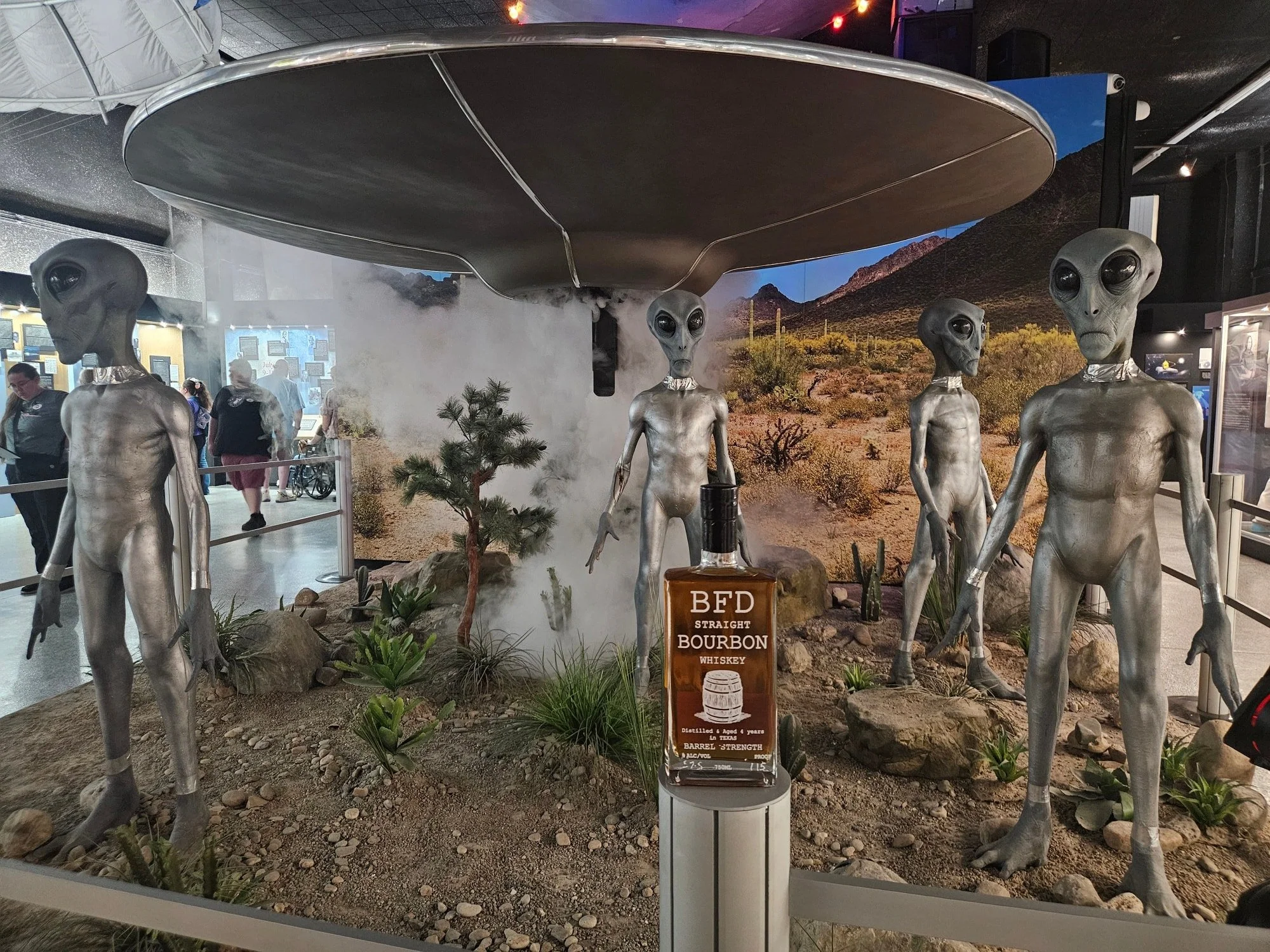 This town is full of aliens and out of this world bourbon 👽