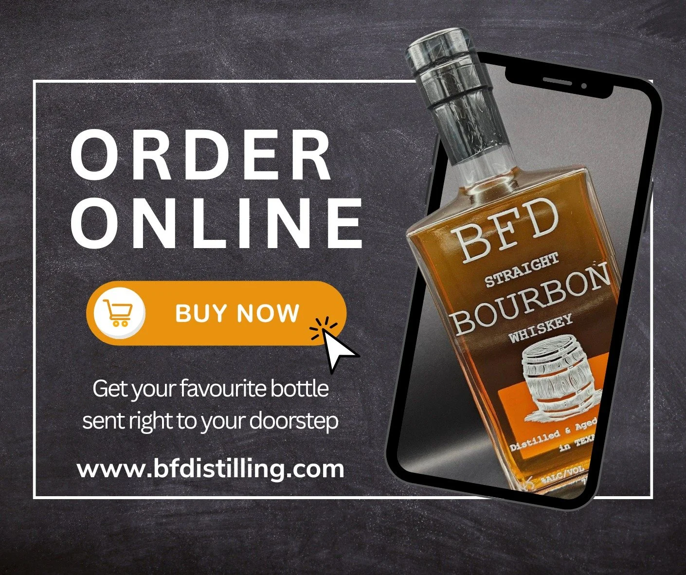 BFD Lovers Rejoice!
.
Still reminiscing of that awesome BFD bottle you've had before? We're now available online.  We've got everything from our smooth vodka to our Award-Winning bourbon. 
.
Don't let distance stop you from being reunited with your f