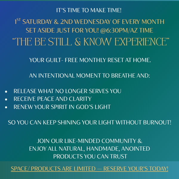 The Be Still and Know Experience