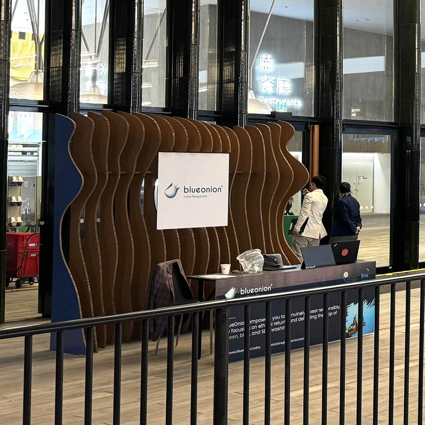 Our last project of 2023 💫

Earthero Studio have designed nine unique exhibitor booths for Green and Sustainable Banking Conference held by a regulatory body in Hong Kong. With our commitment to sustainability, we have used recyclable materials, and