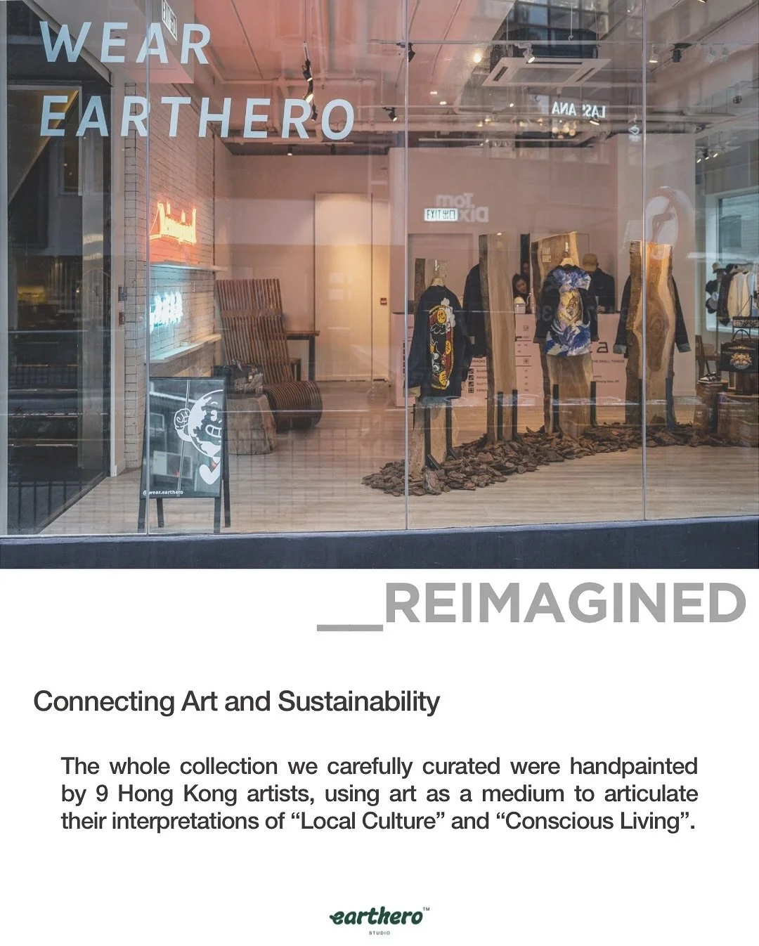 At the heart of ____Reimagined: WE Showcase was a powerful fusion of art and sustainability curated exclusively by Earthero Studio.

&ldquo;Sustainability&rdquo; is a concept we often hear, but its true meaning can be elusive. We use art as our dedic