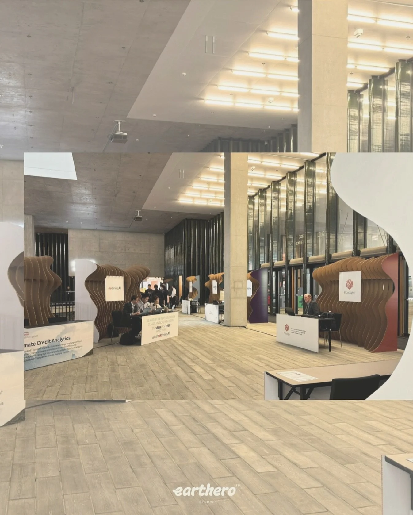 Hong Kong Monetary Authority Green and Sustainable Banking Conference 2023

All booths, made from recyclable honeycomb cardboard, were sent to @milmill_hk for local recycling in Hong Kong after the event.