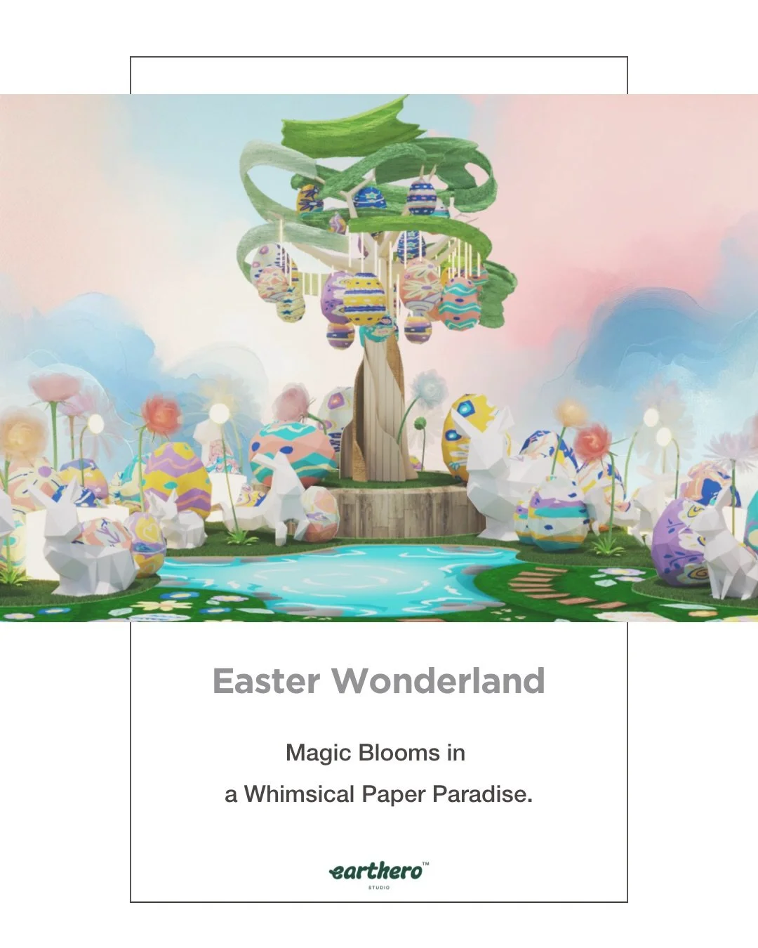 彩蛋 &bull; 紙之森 2024 @ Nina Mall 🐣🌳

We designed a magical Easter celebration proritising erecyclable materials, giving the festivities a fresh, eco-friendly twist!

Here are some highlights:

✨ We created &ldquo;Floating Easter Eggs in the Sky&rdquo