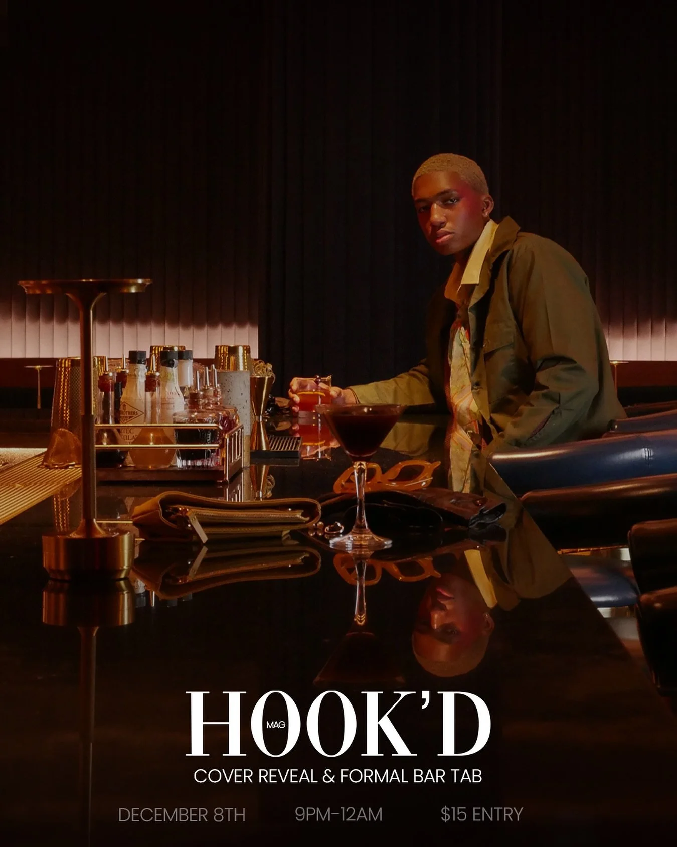 Join us on Monday, December 8th for the Issue No. 10 Melodrama cover reveal formal. 
Purchase tickets with the bounce link in our bio.

BAR TAB: first come, first serve
18+ to enter
21+ to drink

When: Dec 8th, 9 pm &ndash; Midnight

Where: Cheer up 