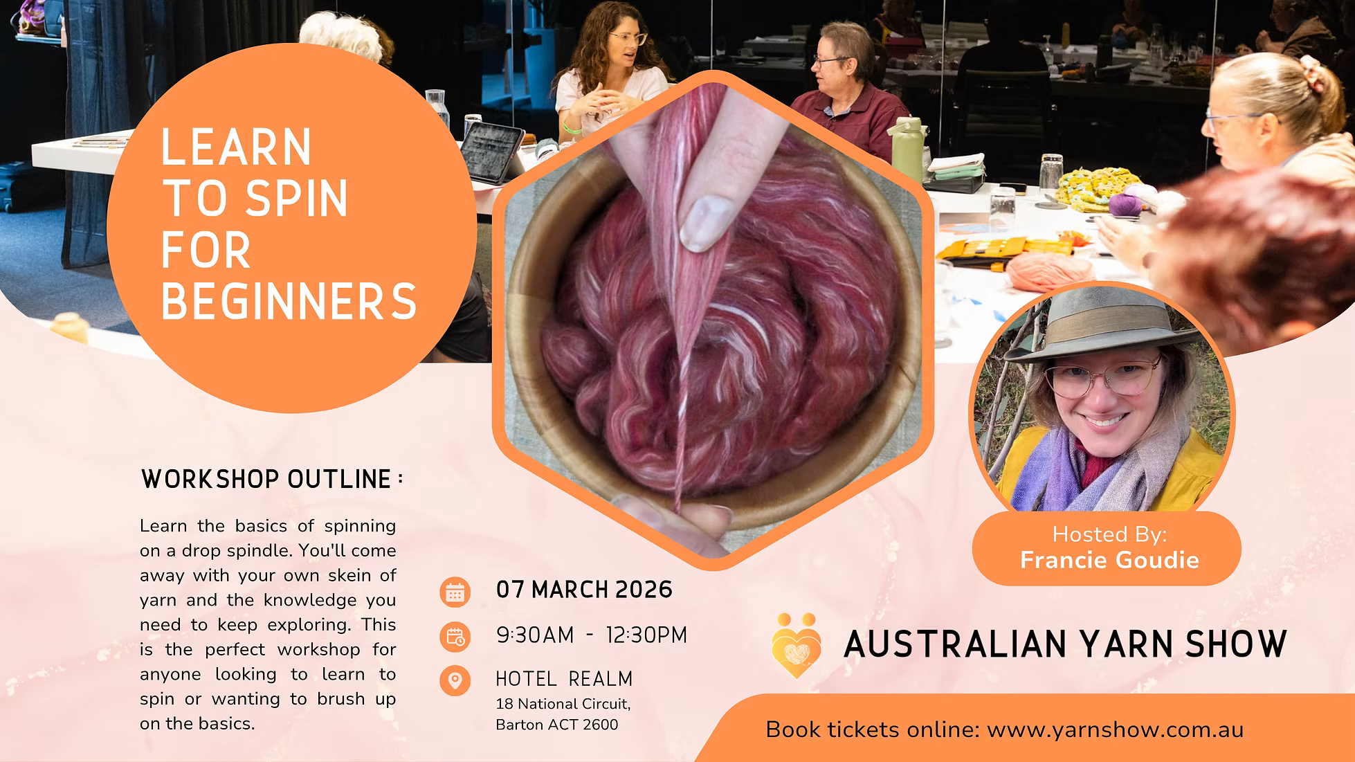 Learn to Spin — Australian Yarn Show