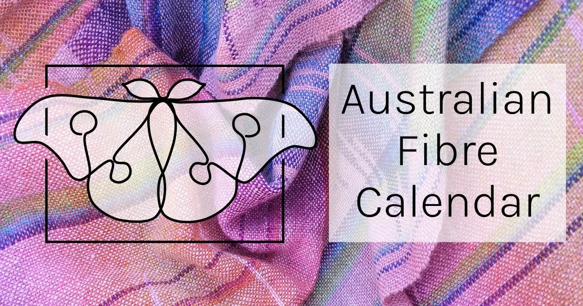 Some exciting new additions to my Australian Fibre Calendar, including the new &quot;Great Aussie Yarn &amp; Fibre Market&quot; by @australianfibrecollective, and confirmed dates for the &quot;Melbourne Fibre Fest&quot; by @hknitcrochetguildvic. I mi