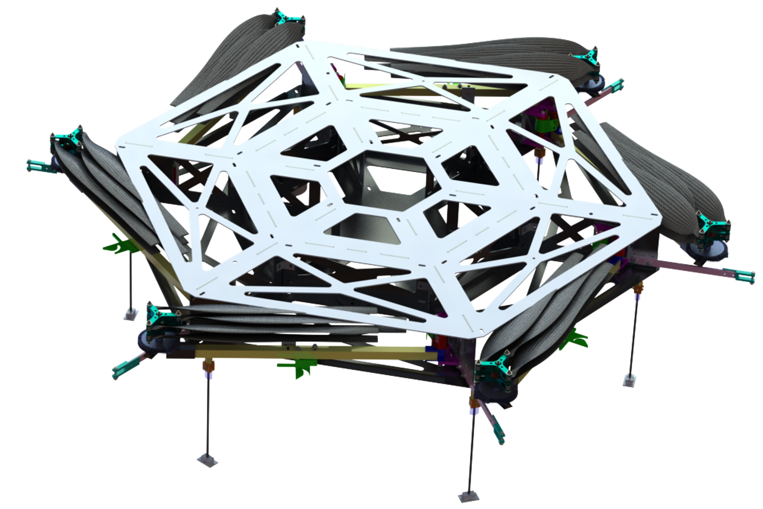 Mars Rover Chasis Shell Mars Hexacopter Chassis — Michael Becerra