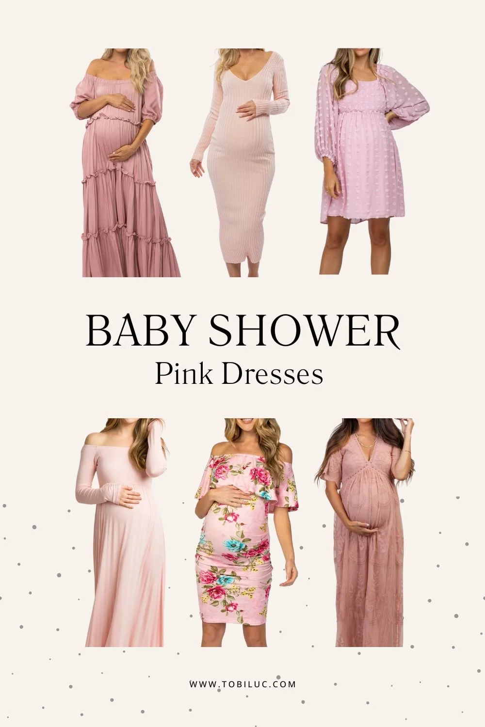 Pink Baby Shower Dresses