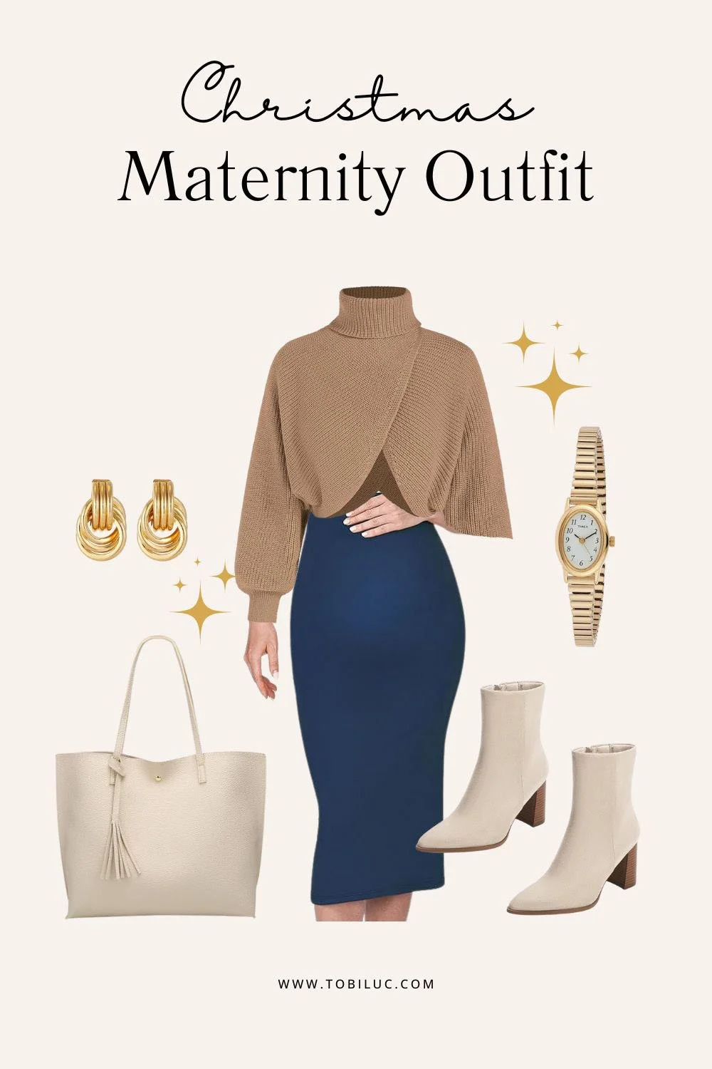 Christmas Maternity Outfit Idea