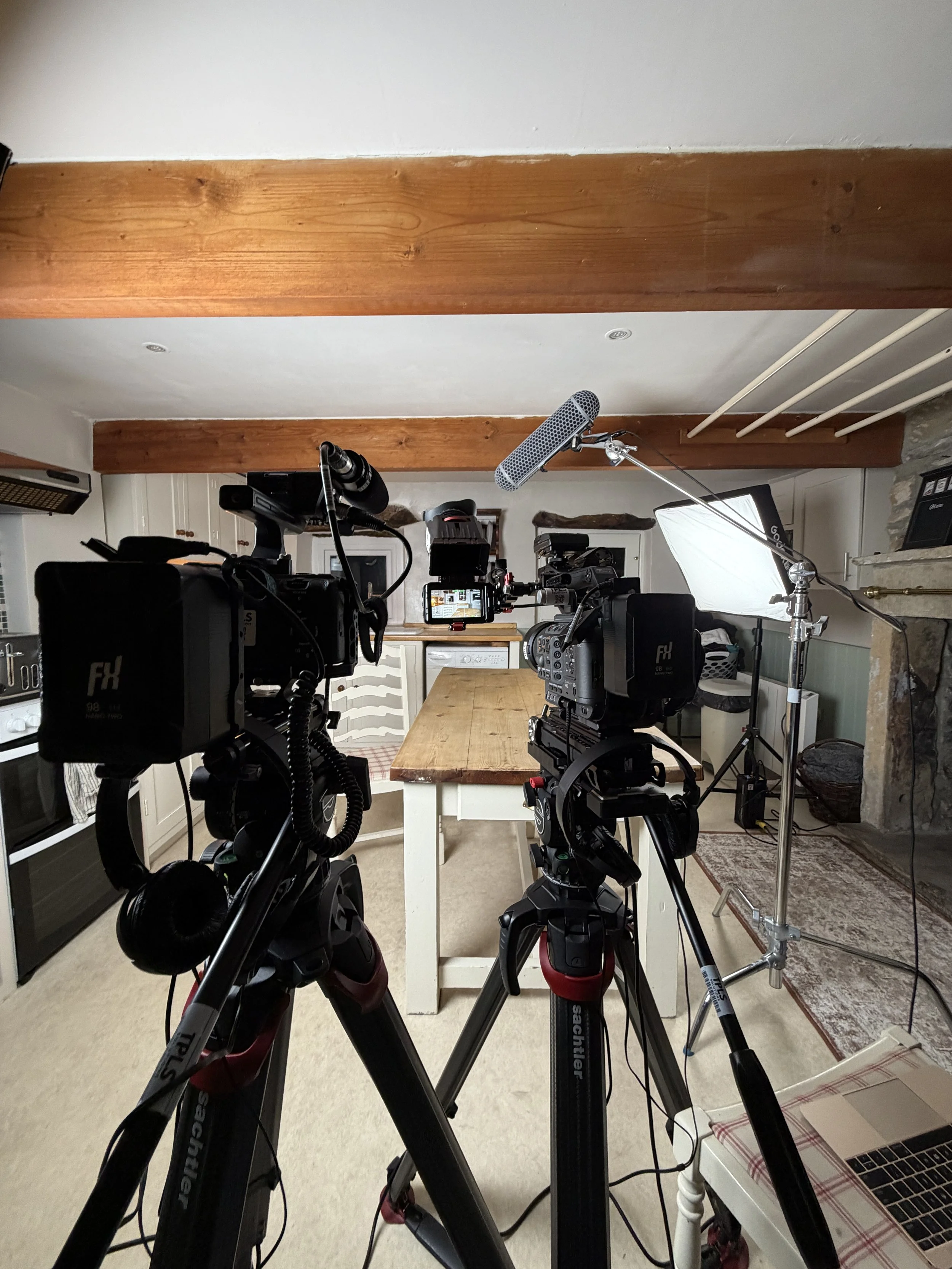 Camera (Sony FX3 and FX6), lighting (Godox Knowled) and audio (boom and radio mic) dry hire for a Netflix TV documentary filming in Yorkshire