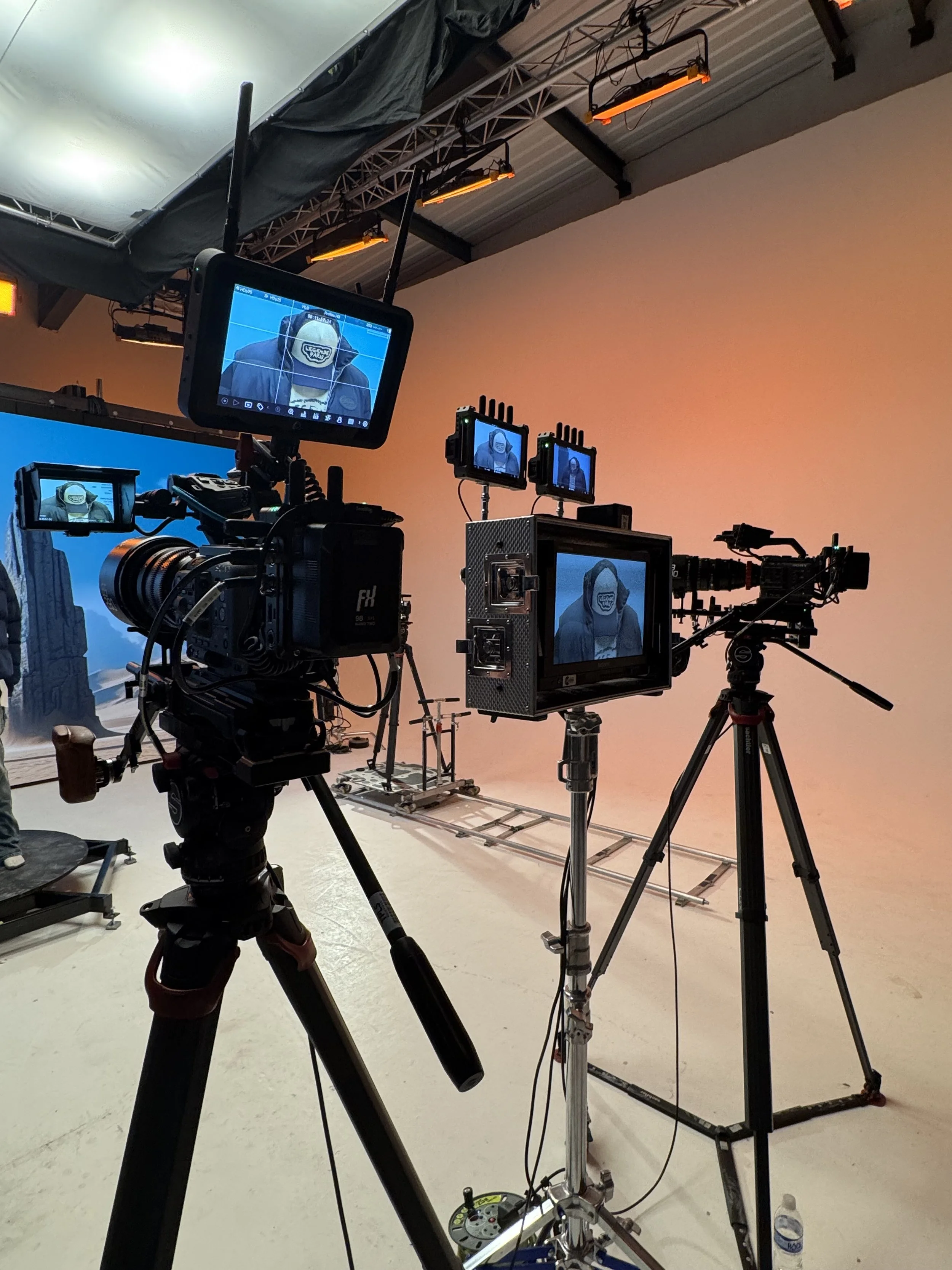 Multi-camera hire for a brand launch and advertising campaign filmed in a studio in Manchester
