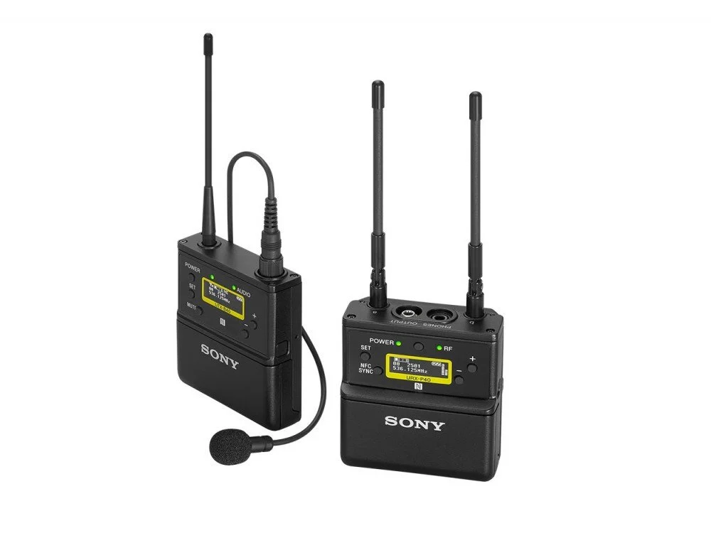 Sony URX-P03D Dual-Channel Portable Receiver with Two Transmitter