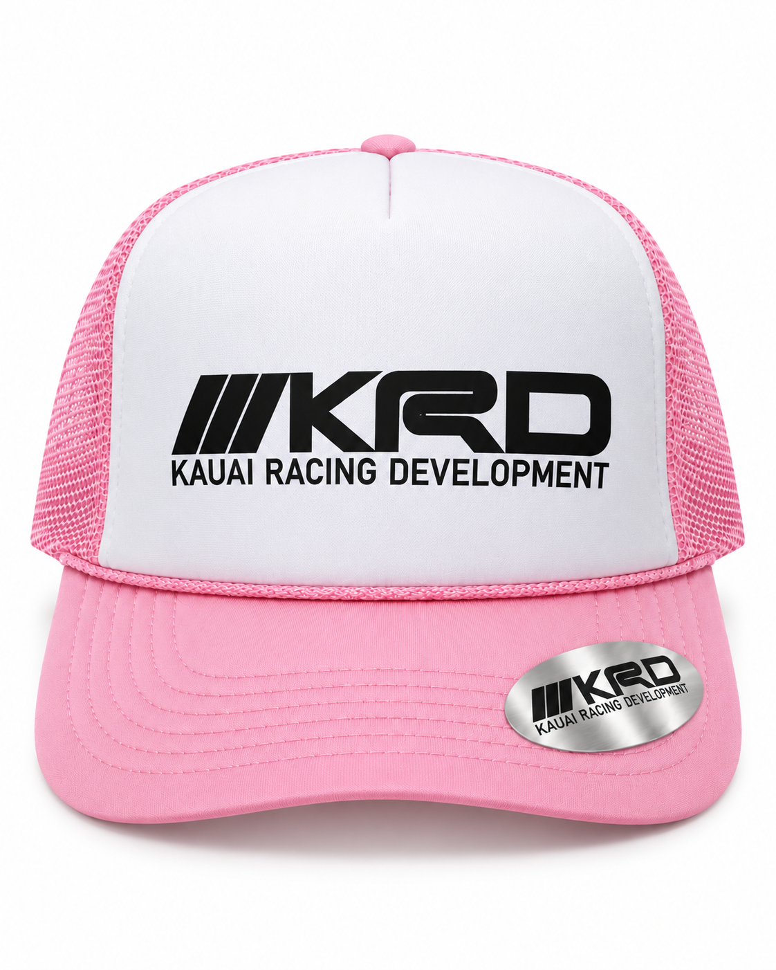 Kids KRD Trucker Hat Pink/White