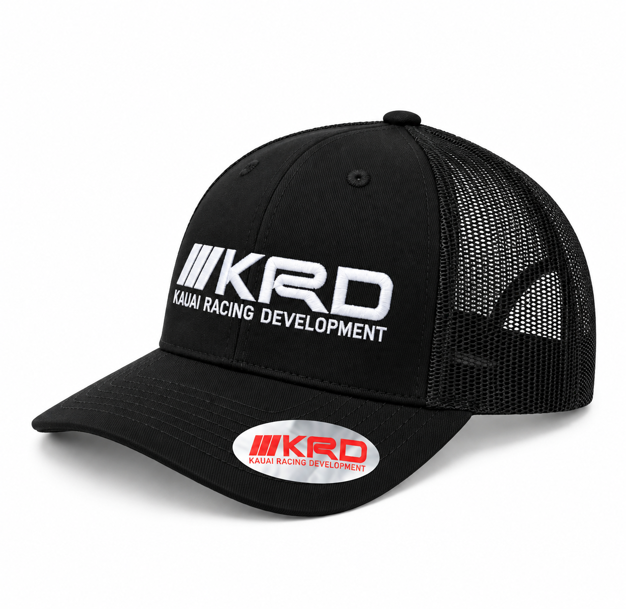 Black KRD Racing Trucker Cap (2).png