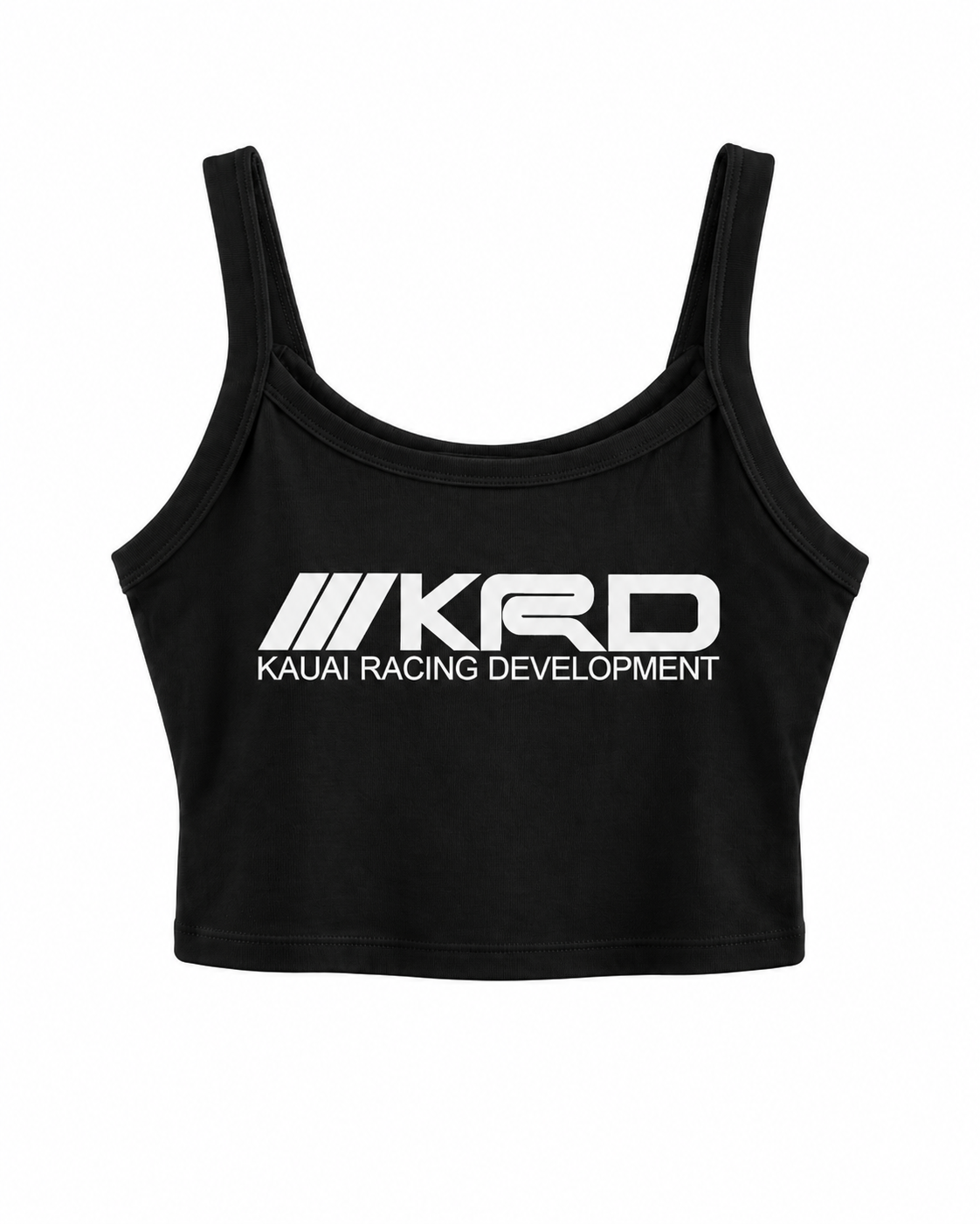 Black KRD Racing Crop Tank.png