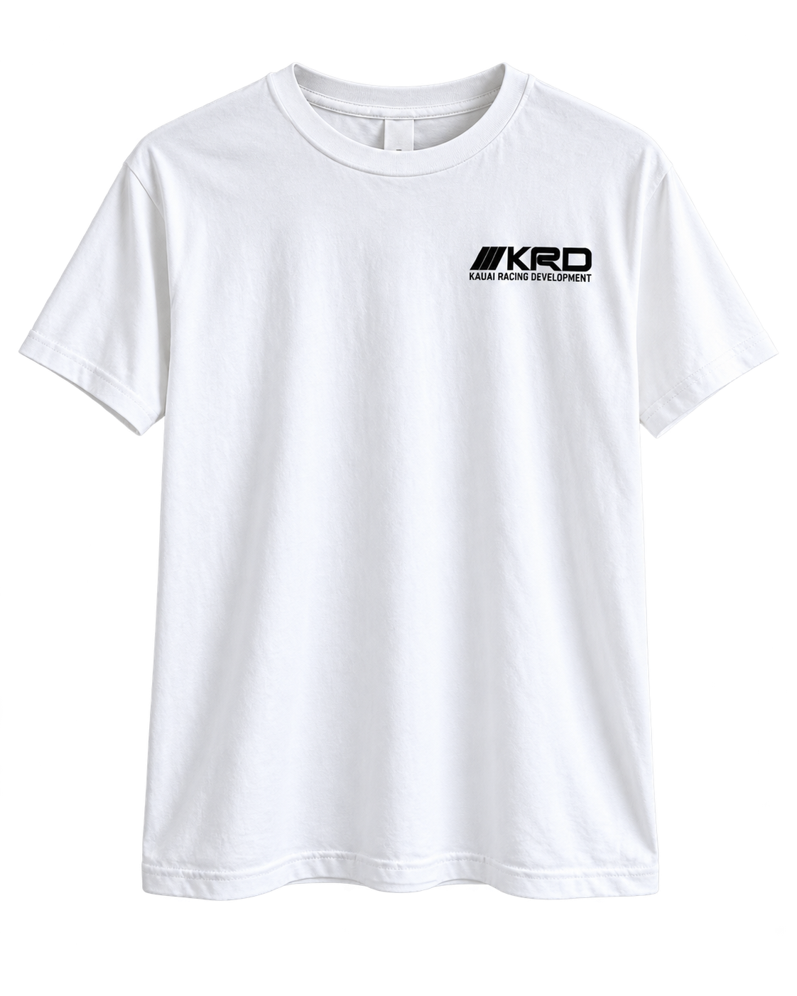White KRD Tee front .png