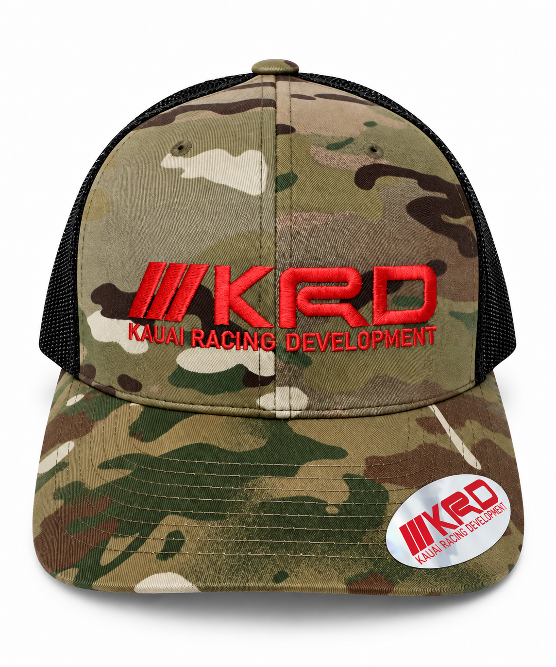 KRD Camouflage Trucker Cap Product Shot.png