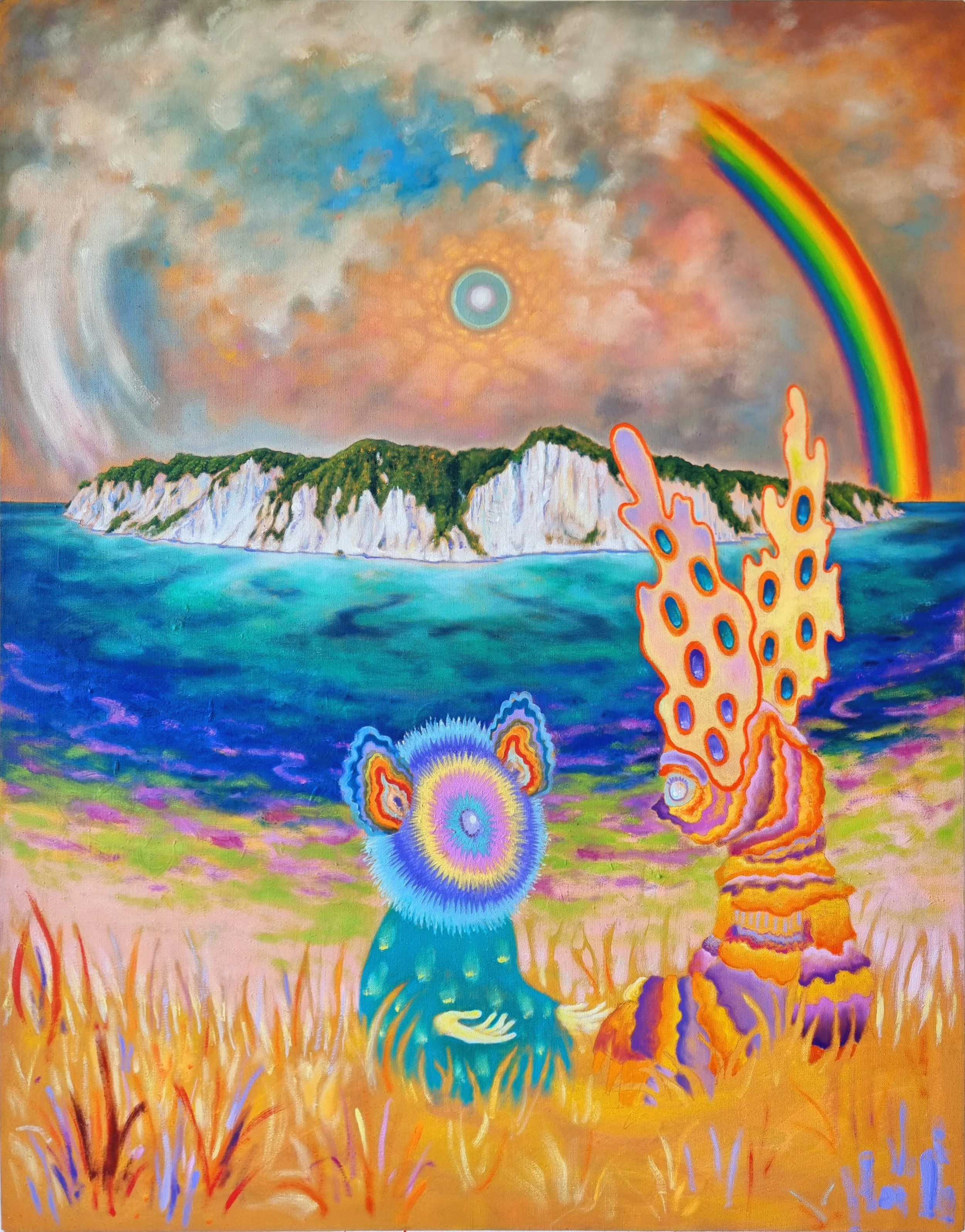 A Teaching in Oneiropoetics 180x145cm Oil on Canvas 2025