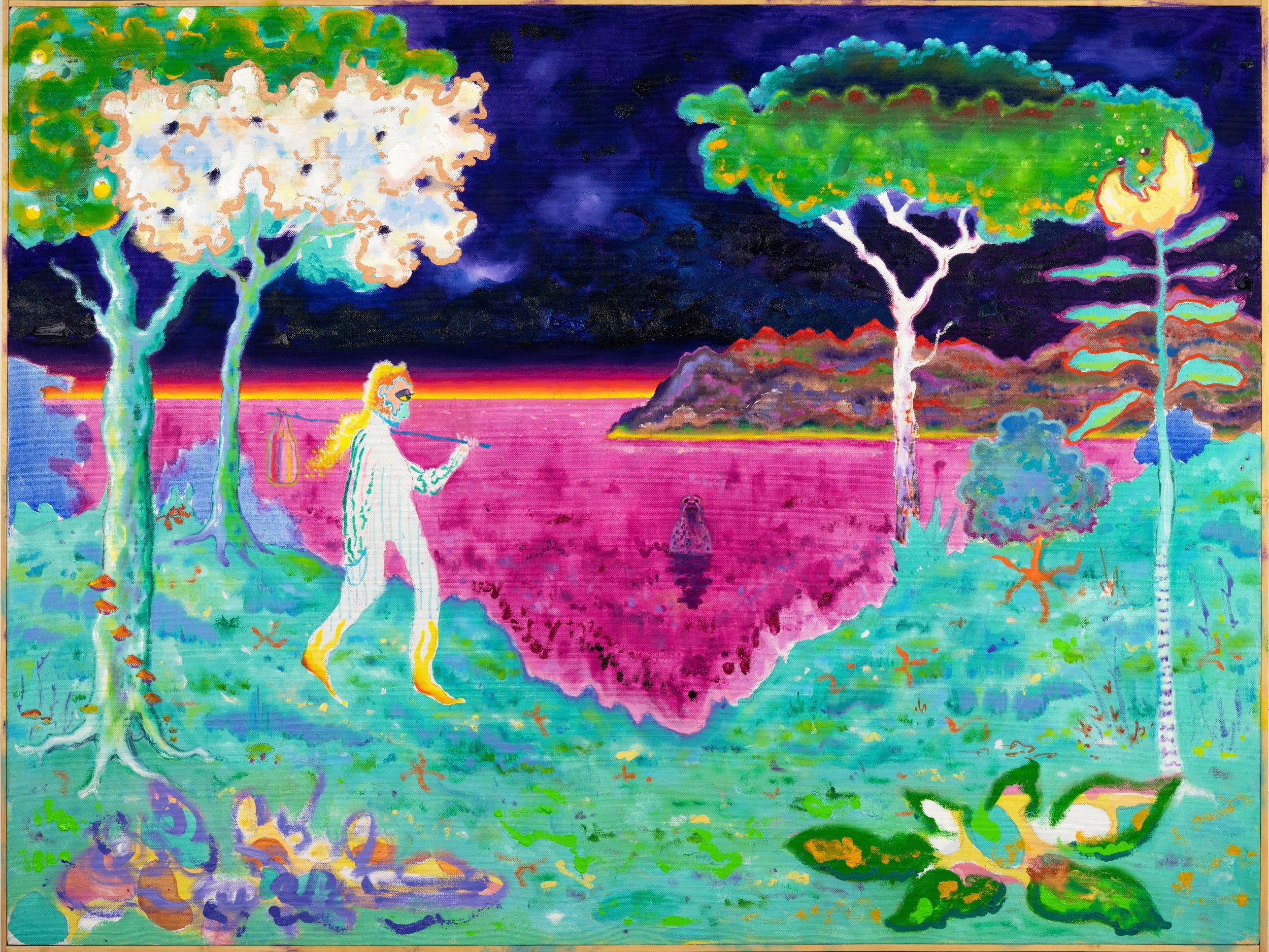 The Wandering Ængus 93x125cm Oil on canvas 2025