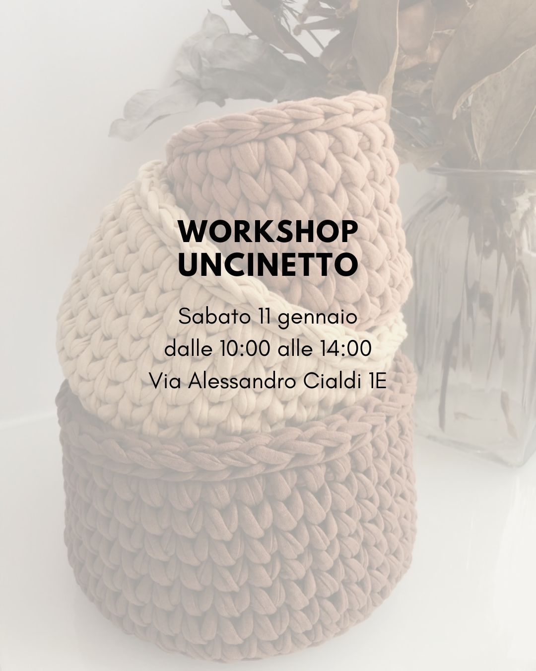 Workshop Uncinetto - 11 gennaio
