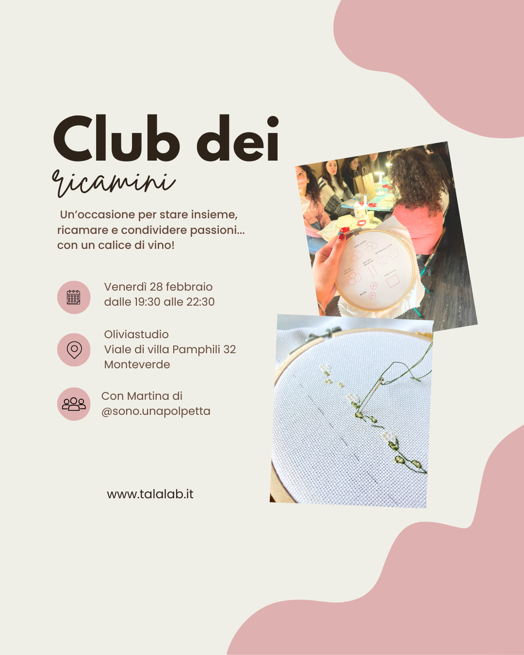 Club dei ricamini - 28 febbraio