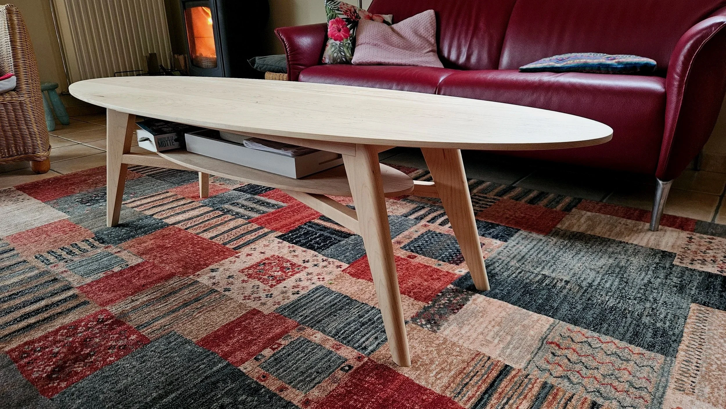 Salontafel in Esdoorn