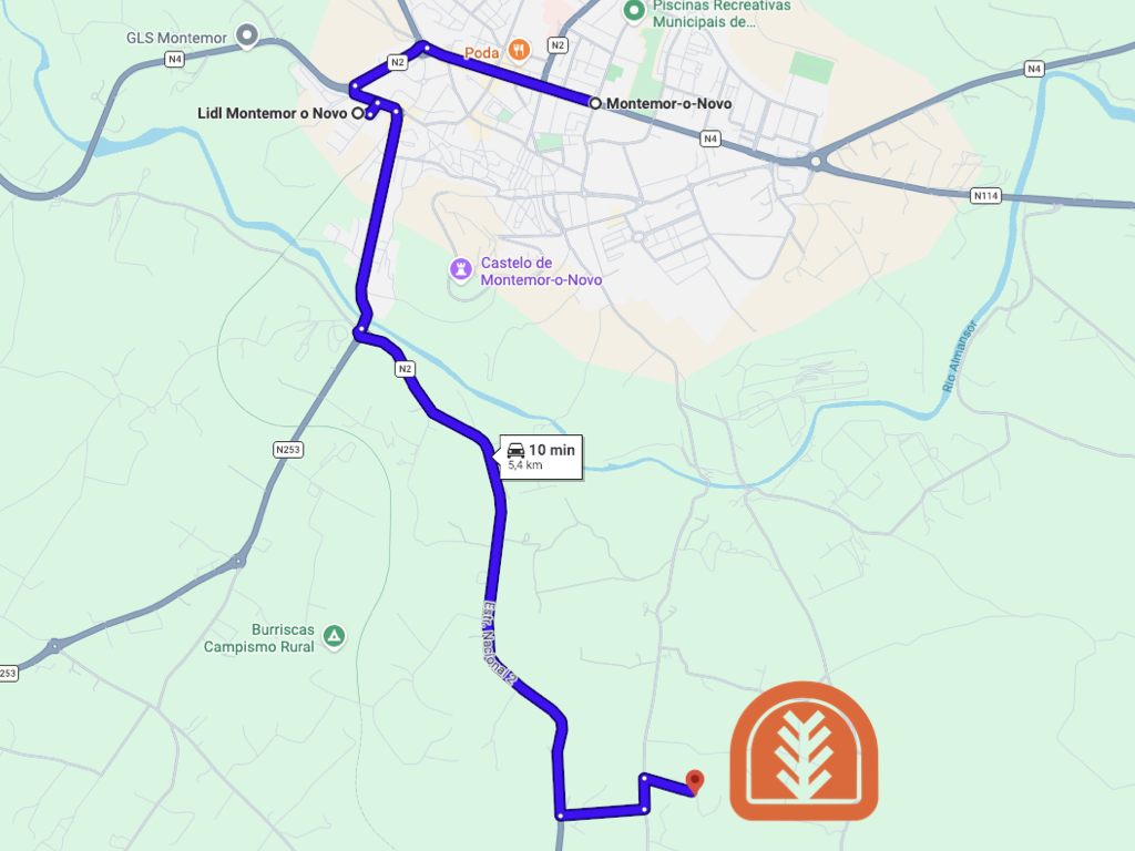 COMO CHEGAR AO GANDUM