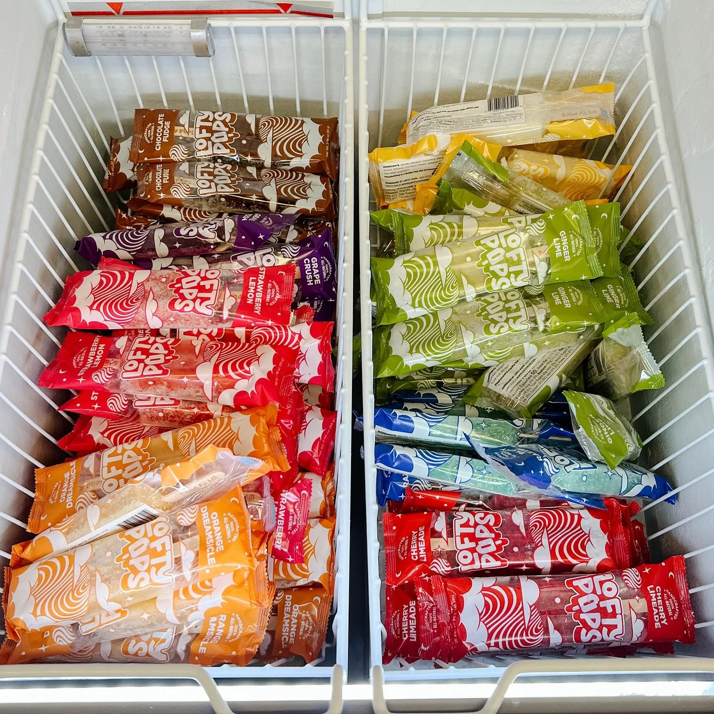 The hardest part of my day? Deciding which Lofty Pops flavor to have 😍🍓 🍋 🍫

Every flavor is crafted by our in-house, formally trained chef 👨&zwj;🍳 From classics like Strawberry Lemon and Chocolate Fudge to unique creations like Ginger Lime and