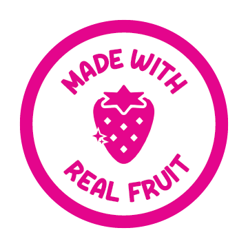 Made with real fruit