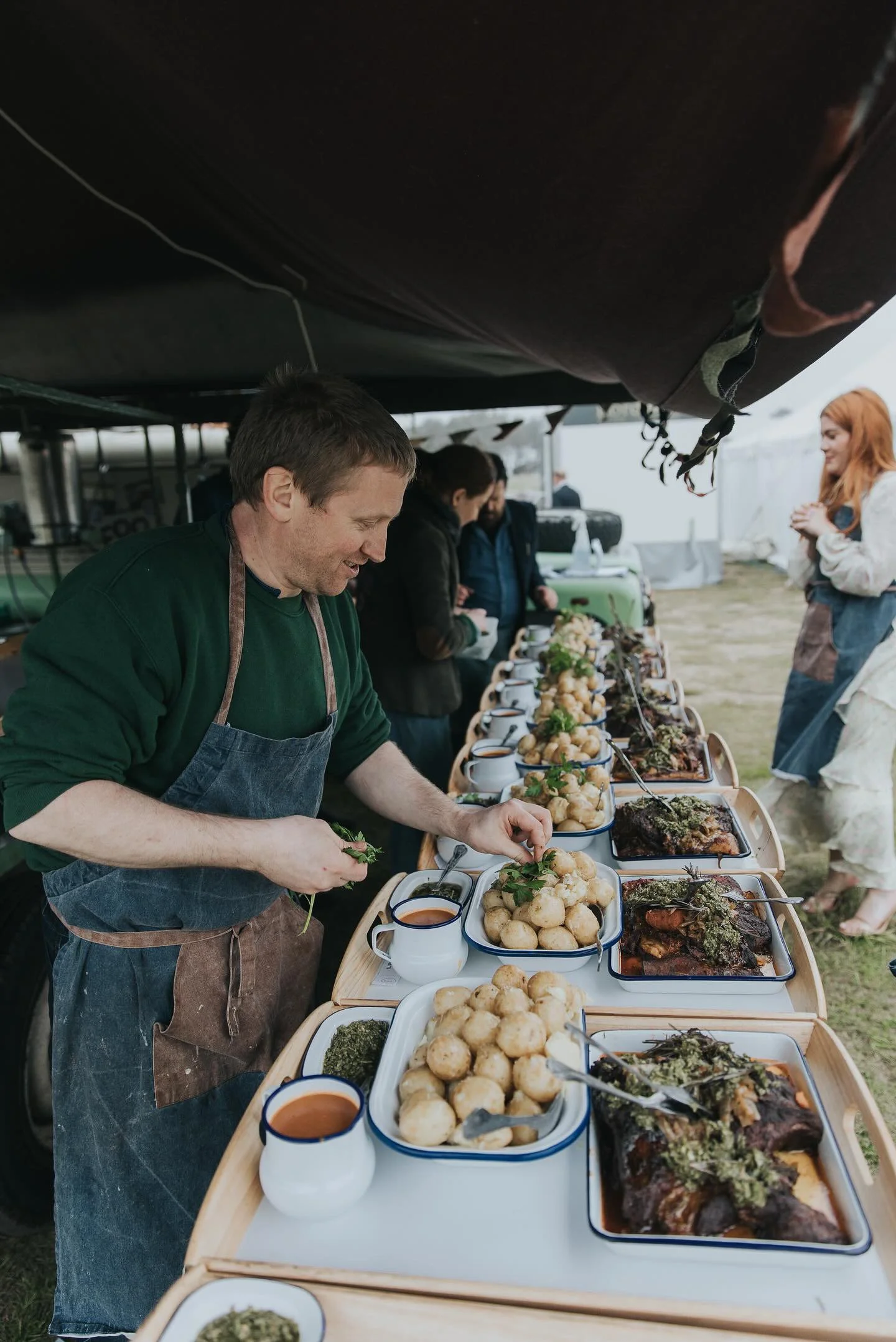 Family style wedding catering