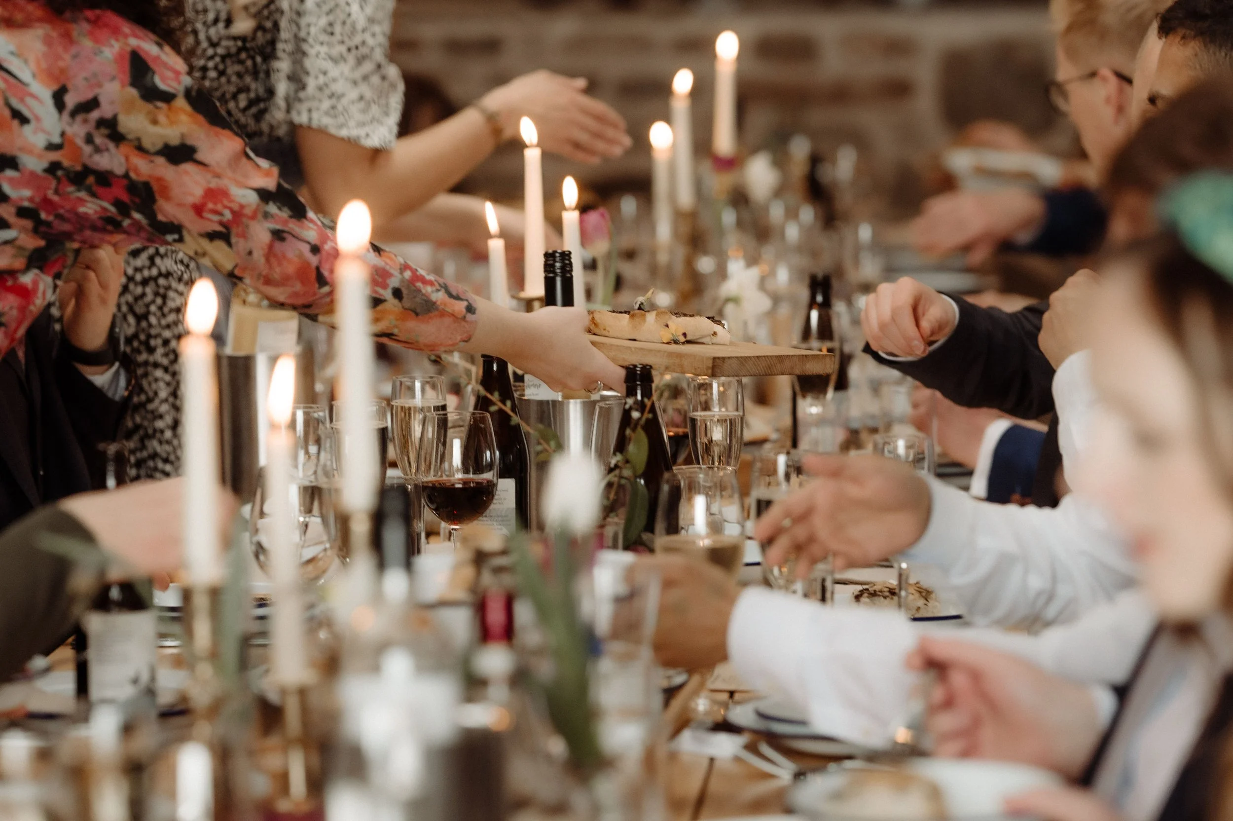 Family style wedding catering