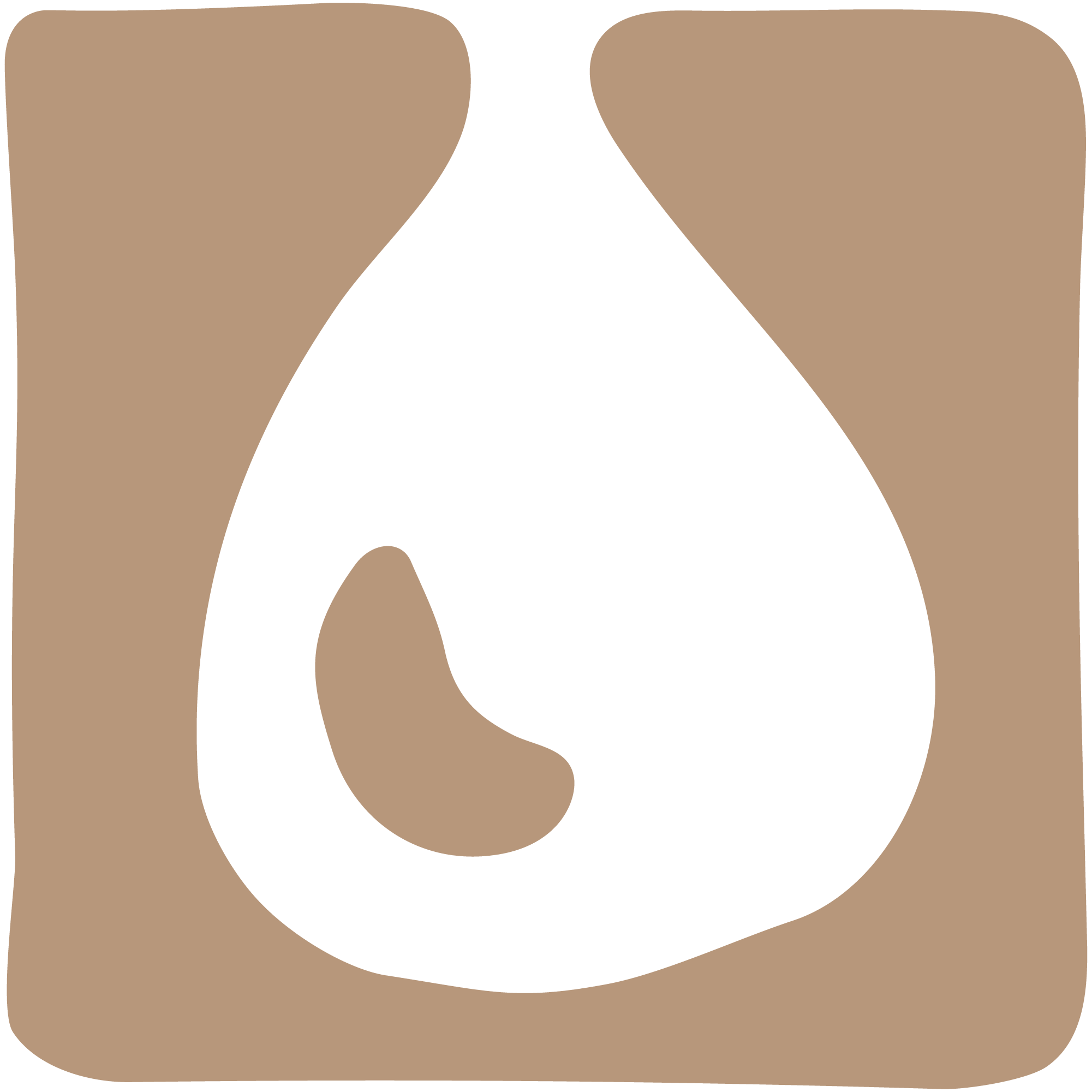 Luonnonelementtejä kuvaava symboli - vesi