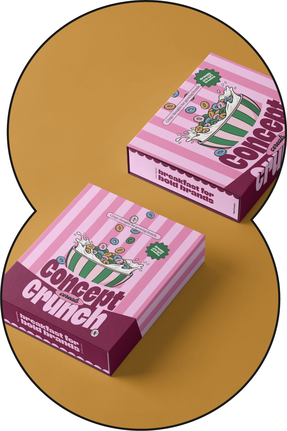 Concept Crunch -cereals, muropaketti täynnä brändistrategiaa