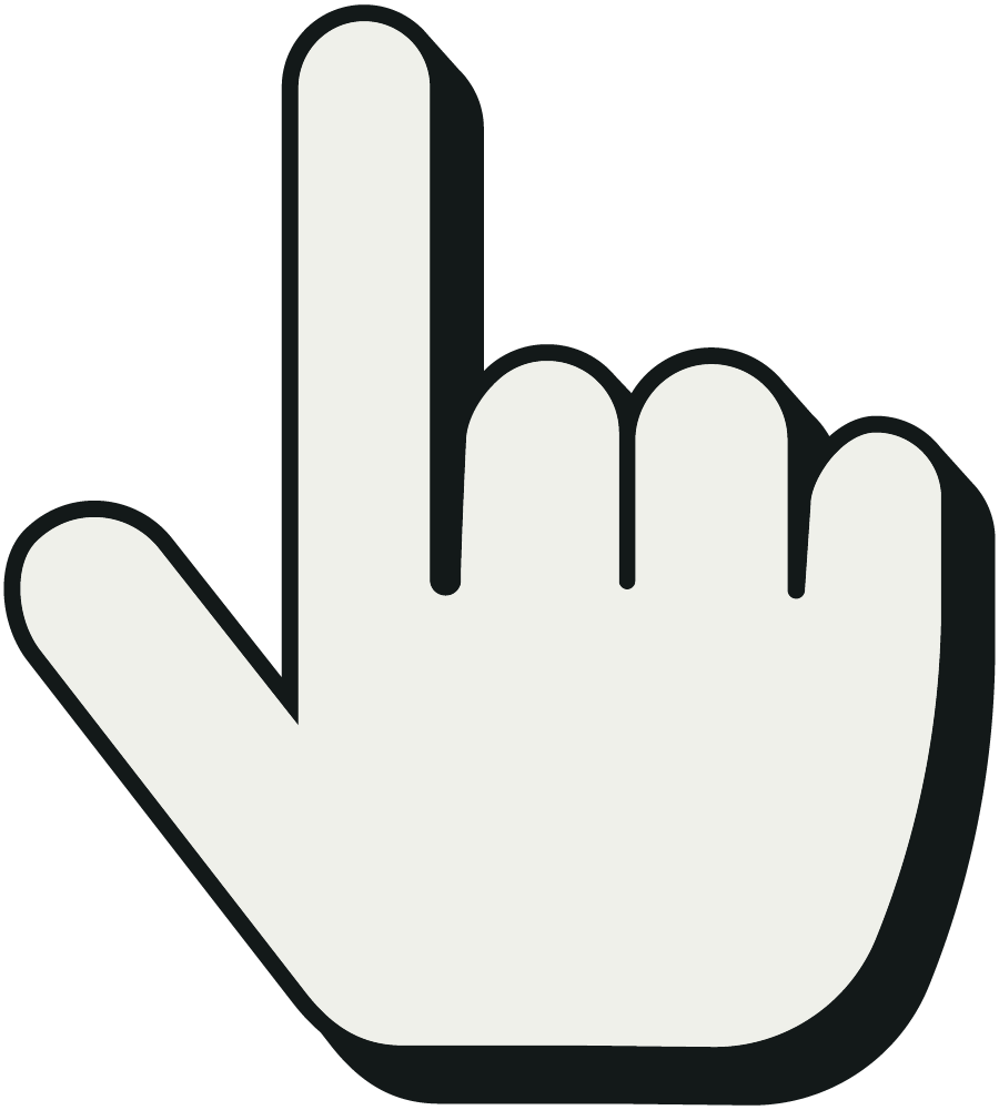 Kuvitukset: kursori sormi