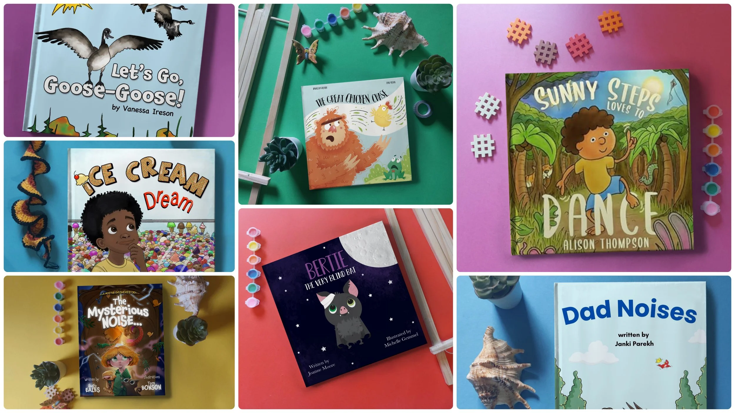 Sounds, Splashes & Sweet Surprises: Seven Picture Books that Spark Joy and Imagination